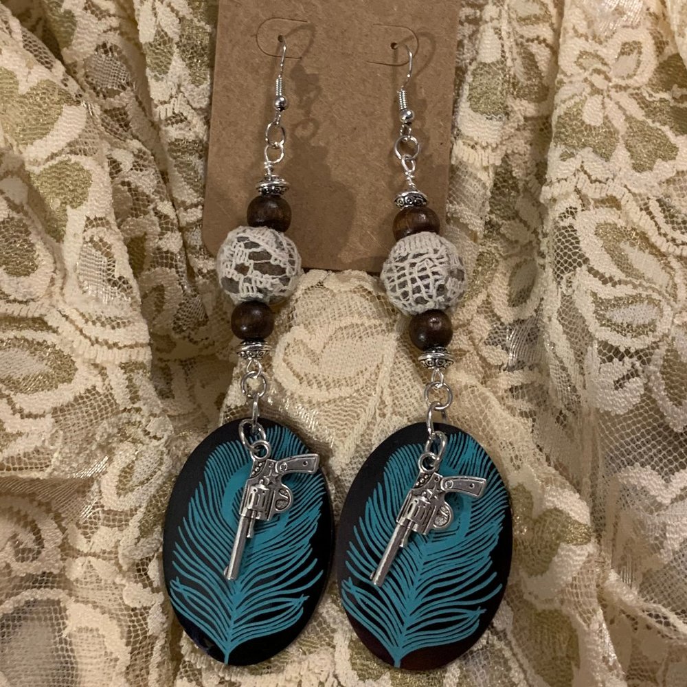 Handmade Western Drop Earrings Cute